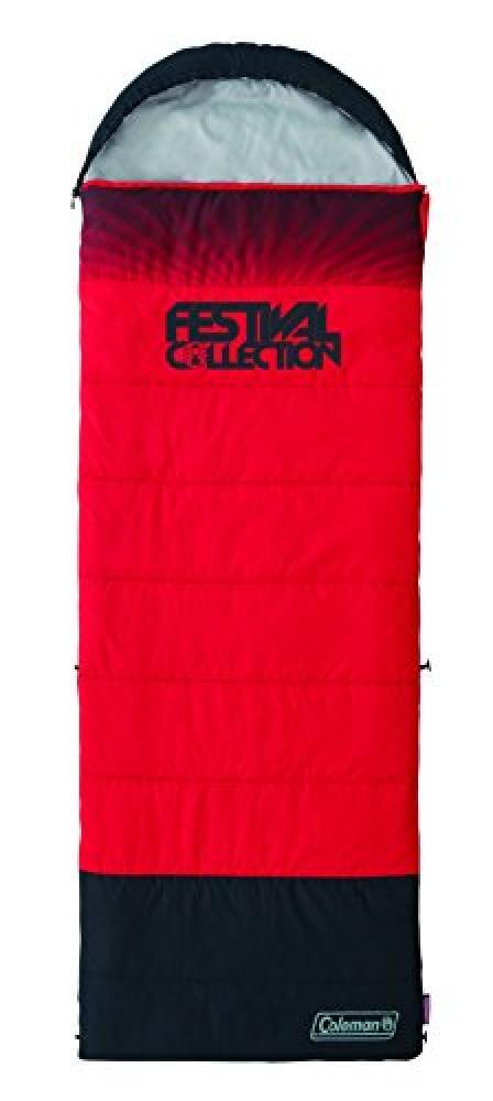 (TG. Single (225 x 80 cm)) Coleman Festival, Sacco a Pelo. Unisex-Adulto, Rosso/