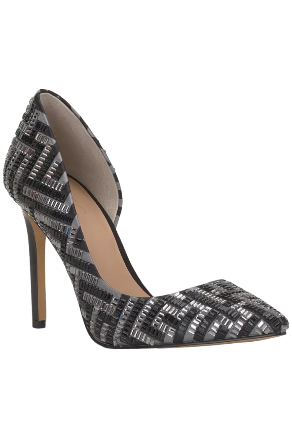 INC International Concepts Womens Kenjay dOrsay Heel Pumps Pewter 6790₽
