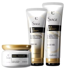 Eudora Siage Cica Therapy Kit – Shampoo, Conditioner & Mask – 3×1