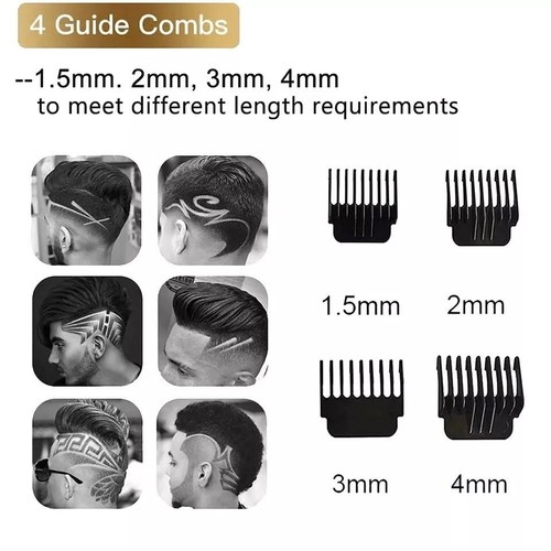 Cortadora de pelo profesional T9 para hombre afeitadora eléctrica inalámbrica para barba - Imagen 4 de 22