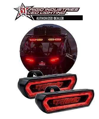 Rigid Industries Pair Chase Rear Facing Red LED Lights 90133