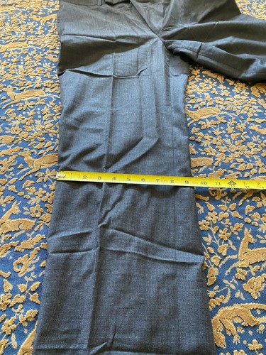 Billy Reid Wool Trouser Pant 32 x 31 dark gray Men's - Picture 14 of 14
