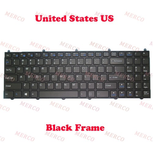 For CLEVO W650EH MP-12N73US-4305 6-80-W65S0-010-1 W650RB W650RC English Keyboard - Afbeelding 2 van 5