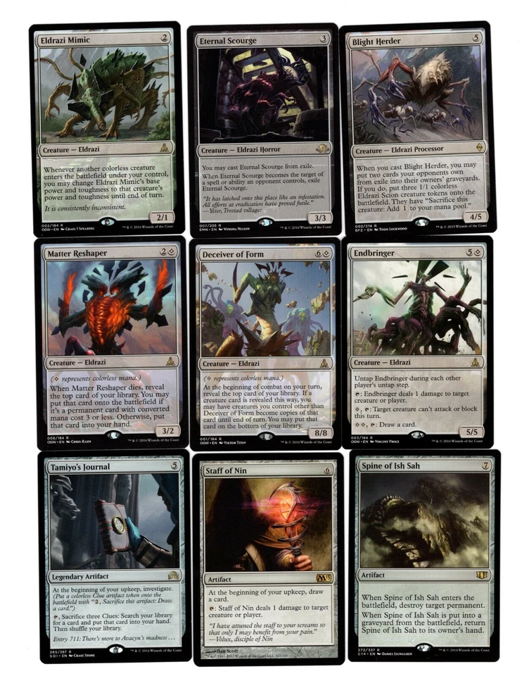 ULTIMATE ELDRAZI-100 Card Magic the Gathering Commander Deck-RARES-MYTHICS-MTG - Image 2 of 4