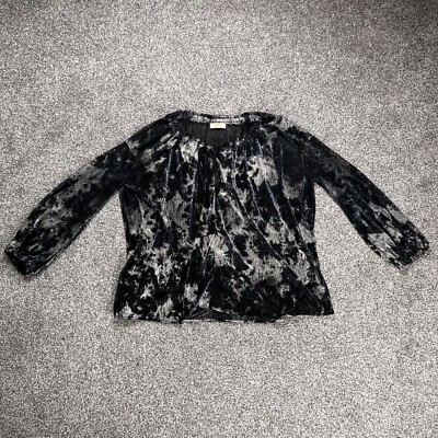 Bash Silver Metallic Blouse Size 8UK 4US S Lurex Party Shiny Glitter