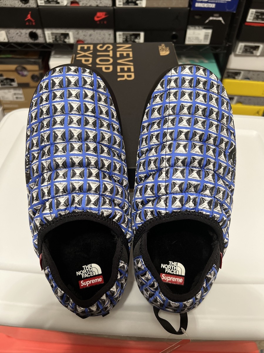 Supreme The North Face Studded Traction Mule Size 8 Blue SS21 TNF