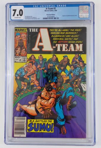 A-Team #2 Newsstand Edition Cgc 7.0 April 1984 Marvel Comics