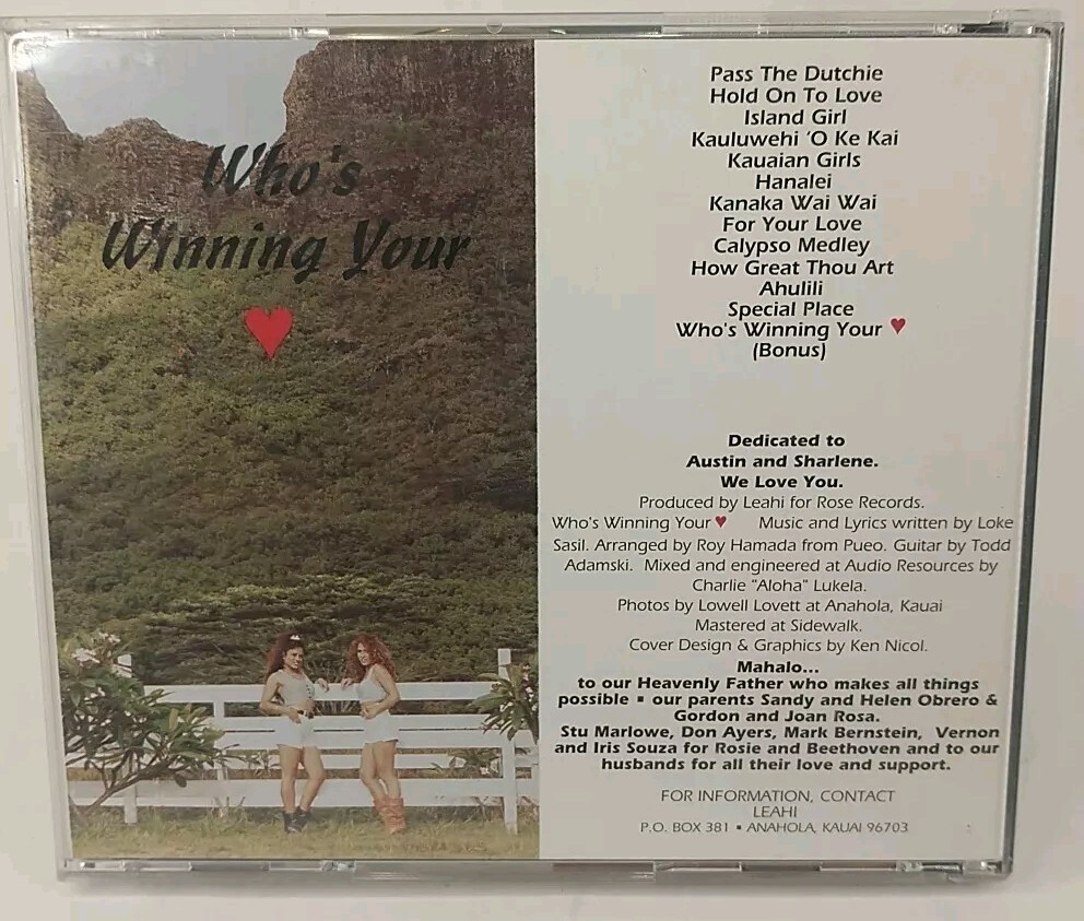 洋楽 AOR CD Hawaii LEAHI/ girls AOR CD Hawaii LEAHI/island girls