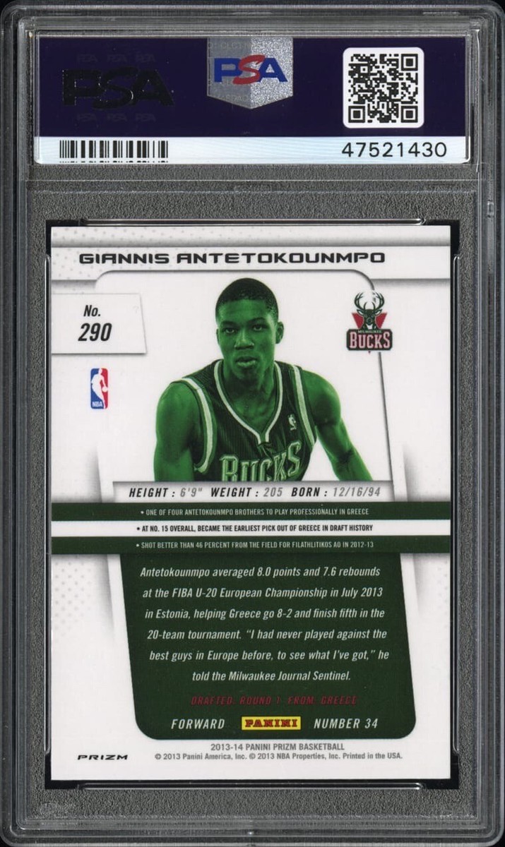 その他 GIANNIS antokounmpo 2013 SELECT RC PSA10 Auction Prices Realized Basketball Cards 2013 PANINI SELECT