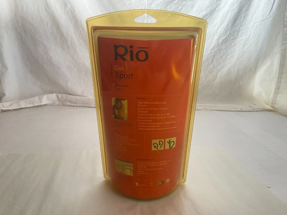 SEALED NIB MP3 RIO Player Digital Audio Music Media Cali Sport 128 MB  NOS - Image 2 of 4