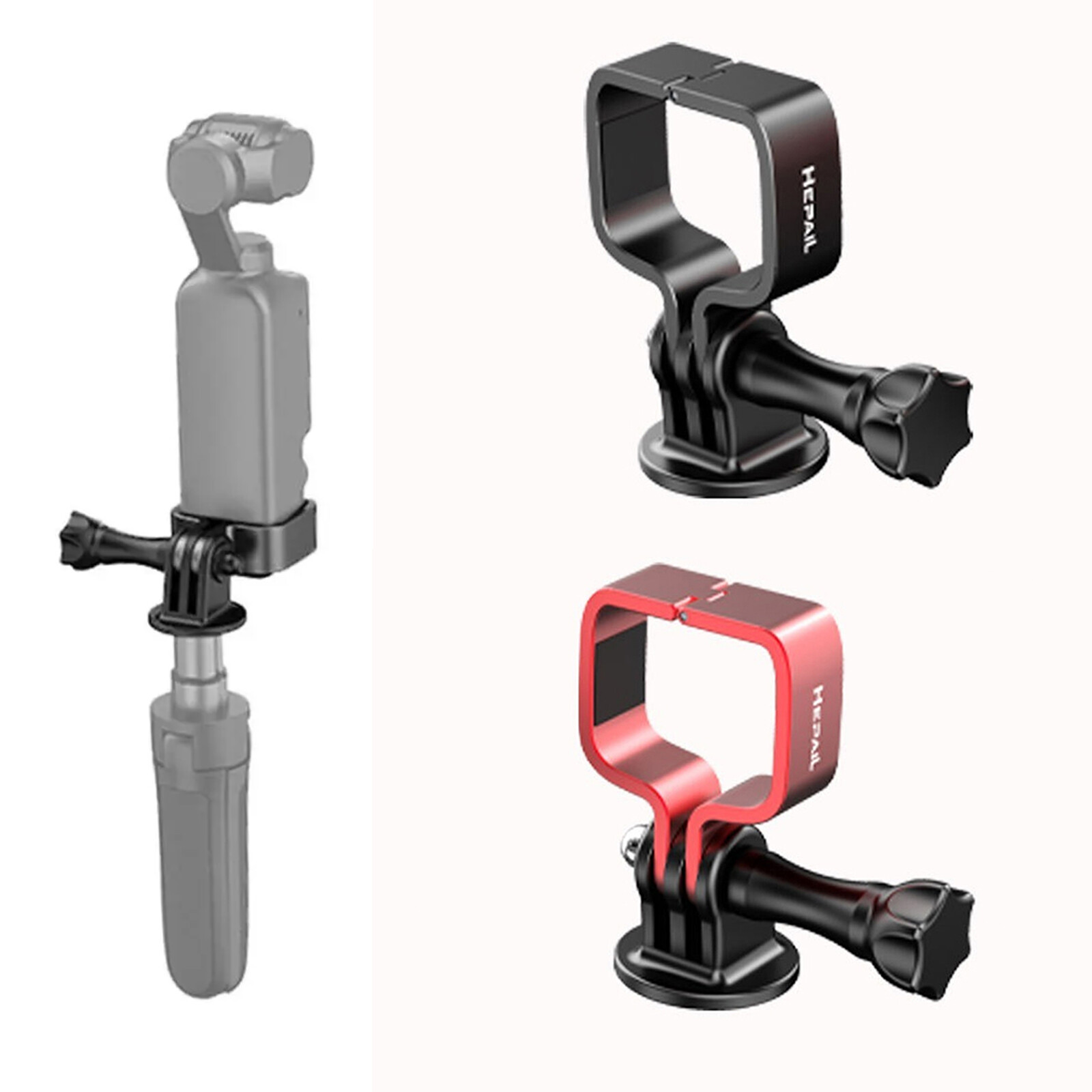 Metal Camera Extension Mount Adapter Frame Bracket For DJI Osmo Pocket 3
