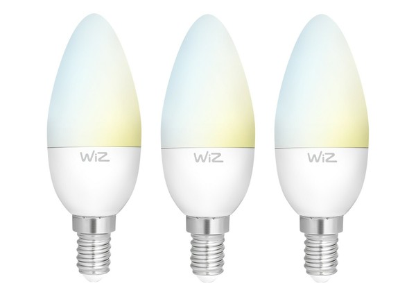 3Er Pack Wiz G2 Whites Candle E14 Smart Led Dimmbar, 2700K-6500K-image