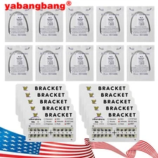 Dental Orthodontic Bracket Braces Roth/MBT 345 Hooks /Super Arch Wire Niti Round