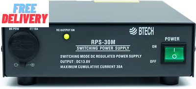 RPS-30M 30 Amp Regulated Universal Compact Bench Power Supply, Ac-To-Dc Power Co