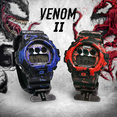 Venom 2 Carnage Spider Man Hero Movie Comic Custom G-Shock Venom 2 Carnage Spider Man Hero Movie Comic Custom G-Shock