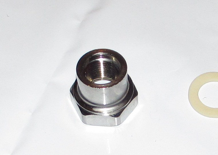 T&S Brass B-0413 ADAPTER, SWIVEL TO RIGID With Gasket