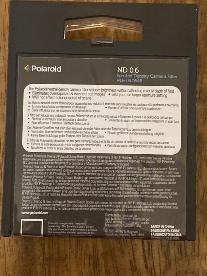 Polaroid 46mm Variable ND screw on Filter - Image 2 of 2