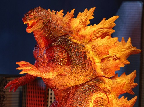 NECA Burning Godzilla King of The Monsters 180mm Height PVC Action Figure Model - Picture 8 of 10