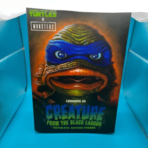 Neca Universal Monsters X TMNT Raphael Leonardo April 3er Set Brandneu Versiegelt - Bild 2 von 22