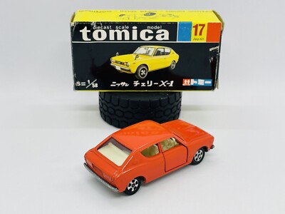 Tomica Tomy 17-1-1 Nissan Cherry X-1 1A wheels - Made In Tomica Tomy 17-1-1 Nissan Cherry X-1 1A wheels - Made In