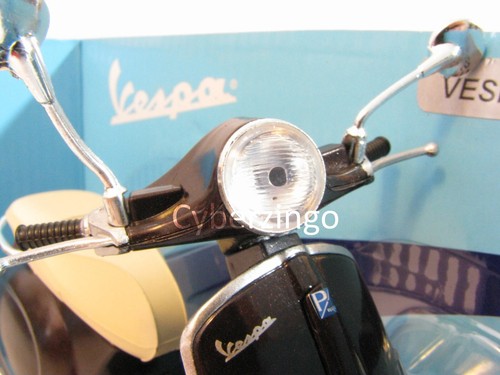 Vespa Primavera 1/12 Scale Brown Diecast Scooter Model NewRay - Picture 8 of 12
