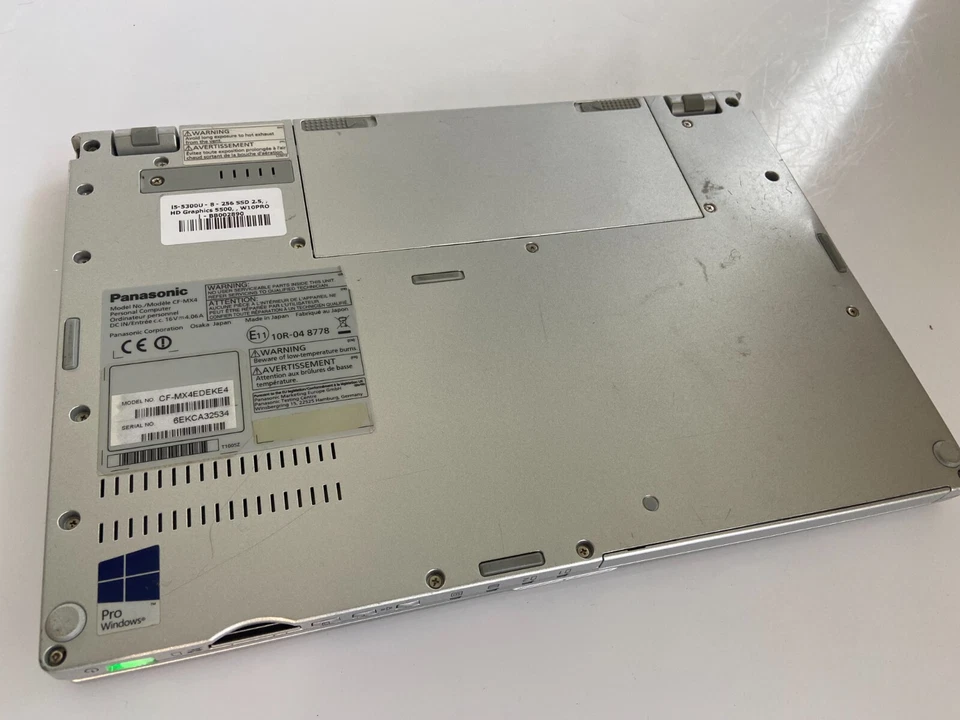 Panasonic Toughbook CF-MX4 Core i5 5300U 8GB RAM 256GB SSD FHD Touchscreen - Imagen 2 de 4