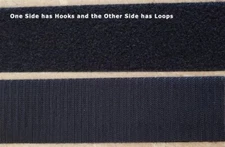 Four 8 x 2 inch Hook and Loop Extension Straps