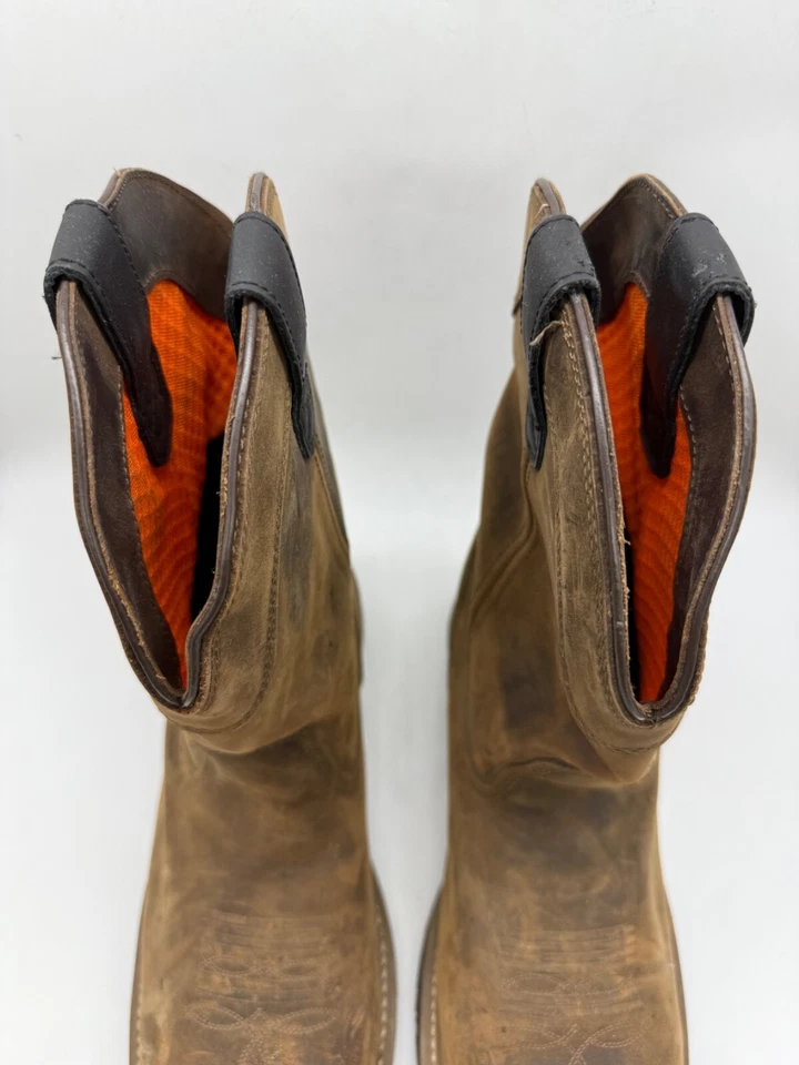 Carolina Hombres Actuador 11" Met Guard Compuesto Punta Bota de Trabajo 13D Cuero Marrón Foto 4 de 4