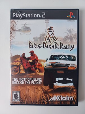 Paris-Dakar Rally Black Label (PlayStation 2, 2001) Complete CIB Free Ship