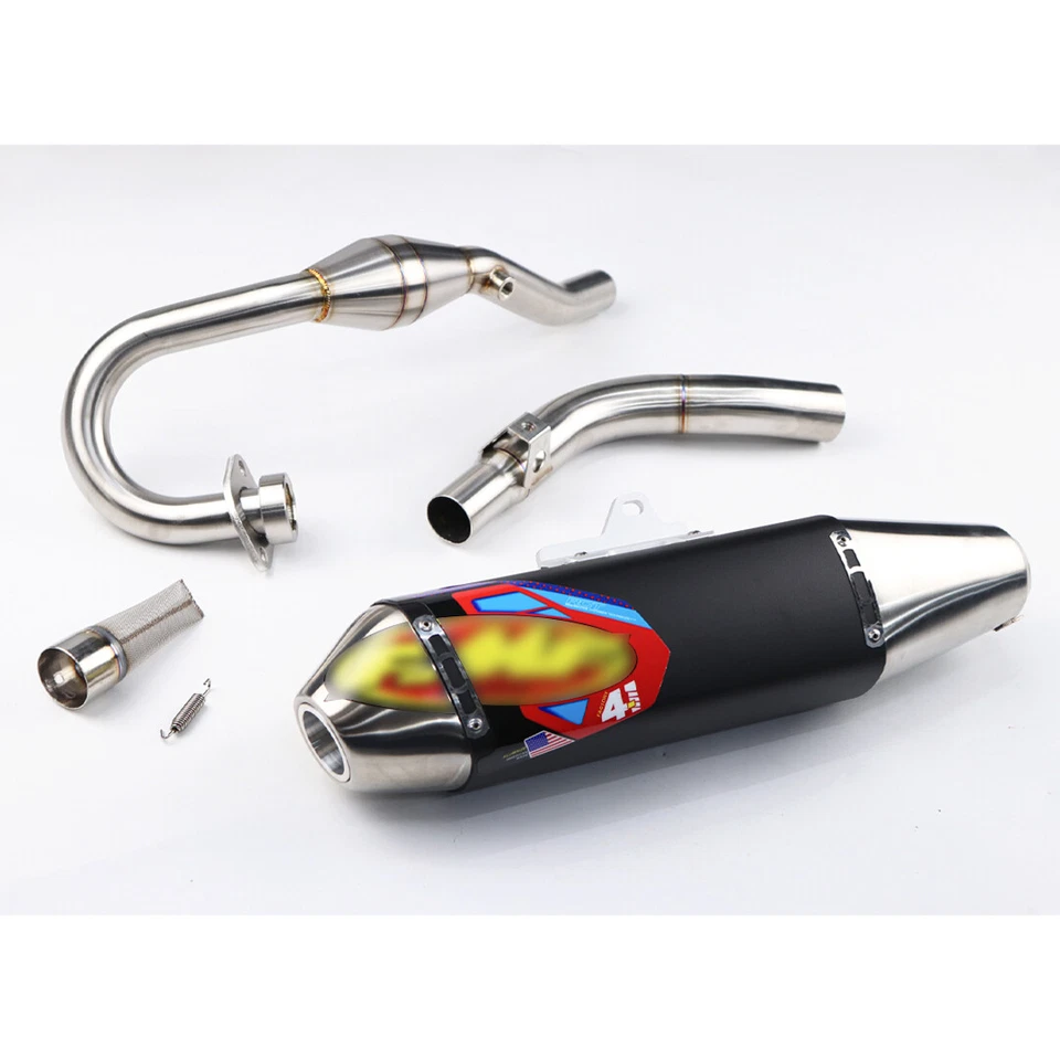 BLACK EXHAUST MUFFLER PIPE + SPARK ARREST HONDA CRF300L RALLY 20-2025 - Image 3 of 4