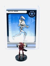 Star Wars Miniatures CLONE STRIKE Battle Droid 28/60 with card