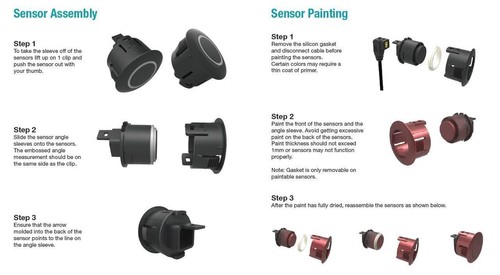 4X Echomaster ParkAlert Replacement Parking Sensors ! - Picture 3 of 3