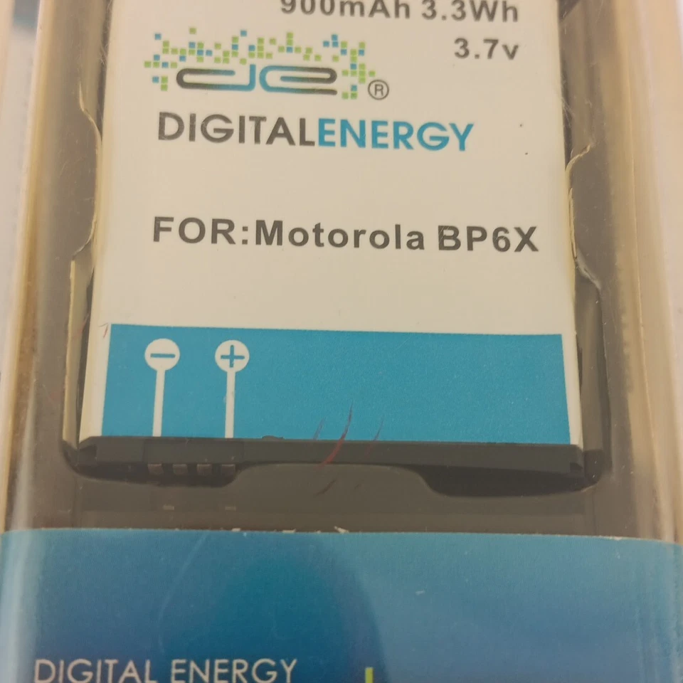 Cargador y batería Motorola BP6X Droid 2 Milestone Digital Energy vintage Foto 2 de 4