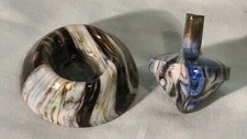 ANDY DAVIS, Glass Art Spinning Top  Base, Joker Run   , 080D