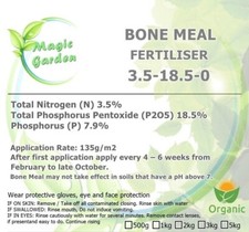 Bone Meal Organic All Purpose Garden Plant Fertiliser 500g 1kg 2kg FREE UK PP