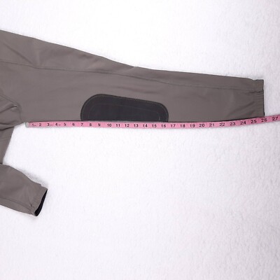 Irideon Leggings équitation Avec Patchs Genoux, Gris Taille L – Fabriqués USA