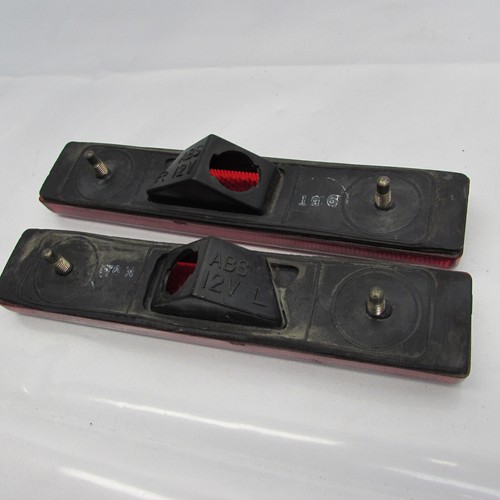 Toyota 14-157 Supra MK3 86-92 Pair Rear Side Marker Light Housing Right/Left Red - Foto 8 di 16
