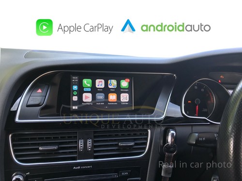 Bezprzewodowy Apple CarPlay Przewodowy Android Auto Audi A5 B8 07-15 Koncert - Zdjęcie 1 z 5