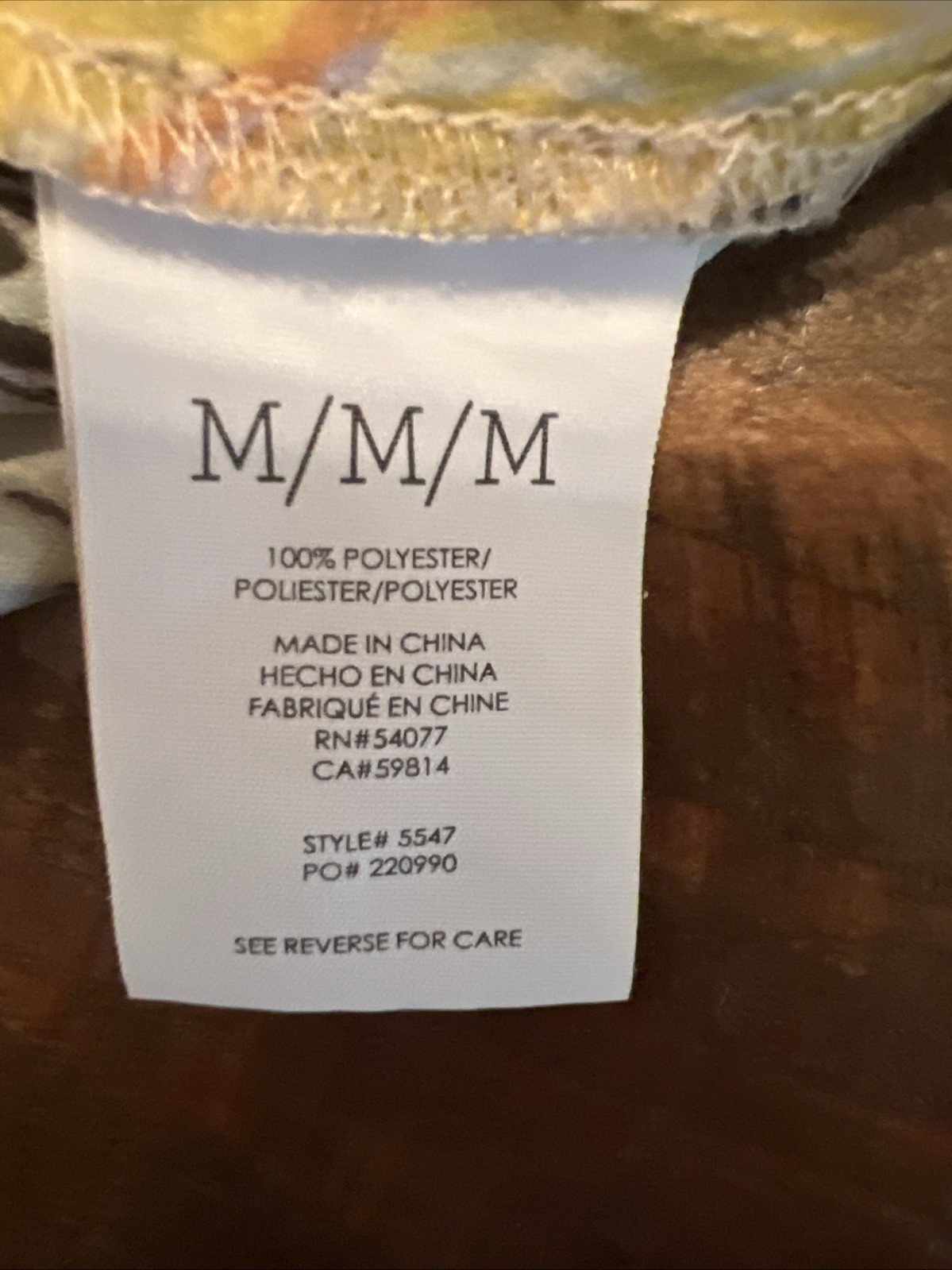 Cabi Patchwork Golden Glow Split Neck Blouse Cont… - image 8