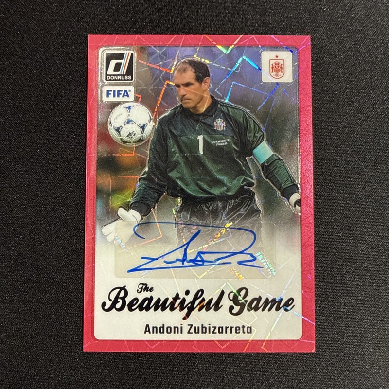 2023-24 Panini Donruss  Andoni Zubizarreta AUTO Pink Velocity SPAIN Legend BG-AZ