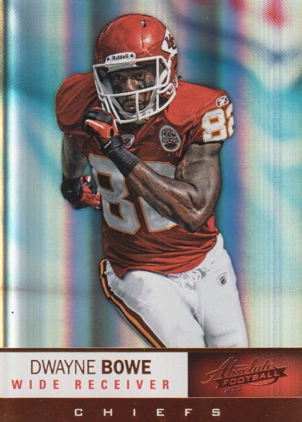 2012 Panini Absolute Hobby Foil #96 Dwayne Bowe Kansas City Chiefs