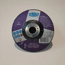 TYROLIT BASIC 4 1/2 Inch x 1/4 Inch x 5/8 Inch Angle Grinder Cut Off Wheel Qty 8