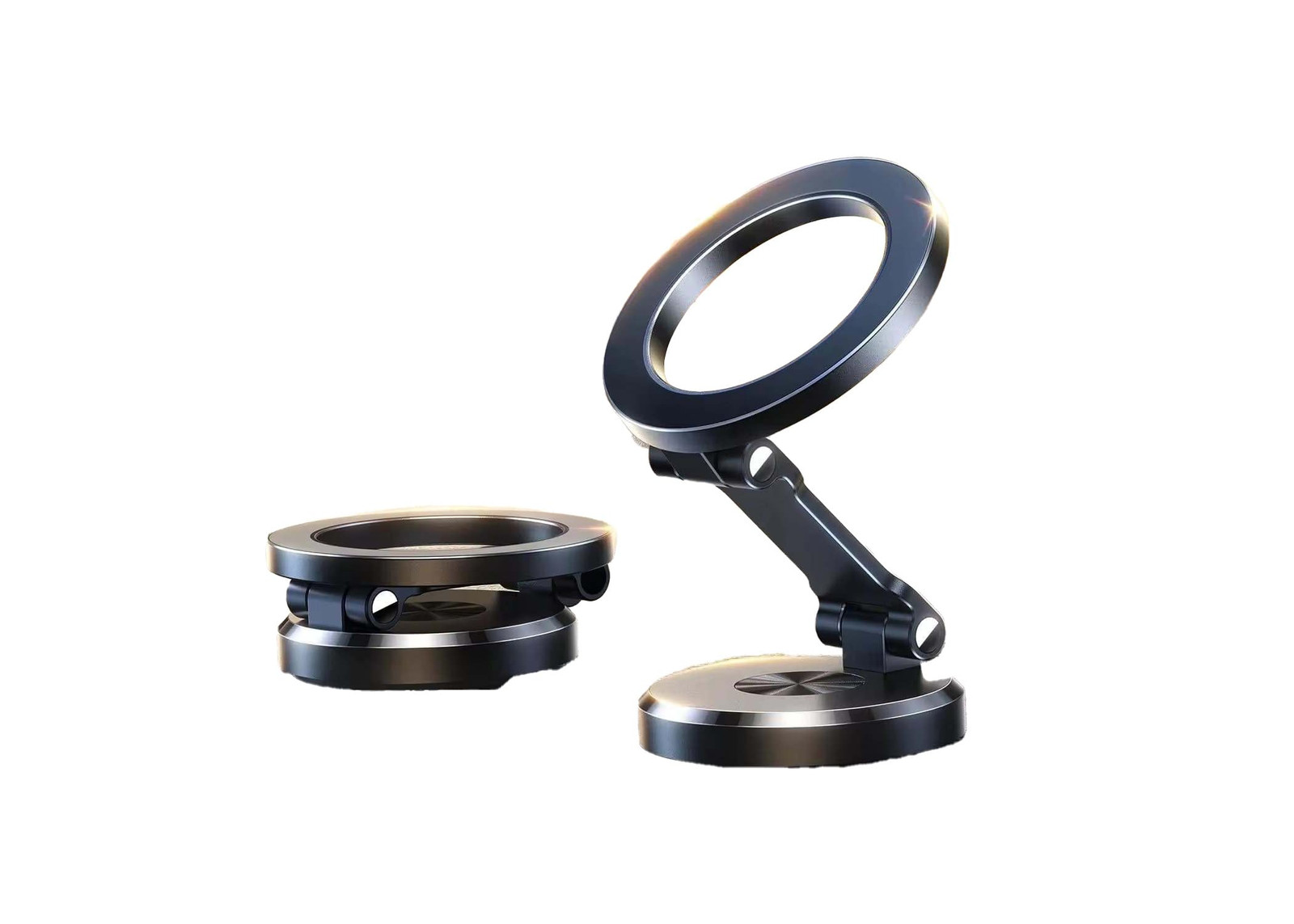 Generic New 2024 Aluminum Adjustable Magnetic Folding Car Phone Mount 360 Deg...