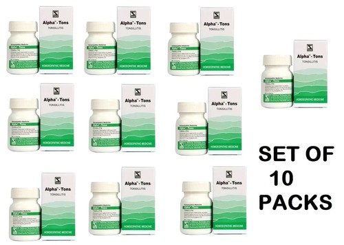 Alpha-Tons by Dr. Schwabe 20g Pack of 10 | Tonsillitis & Throat ...