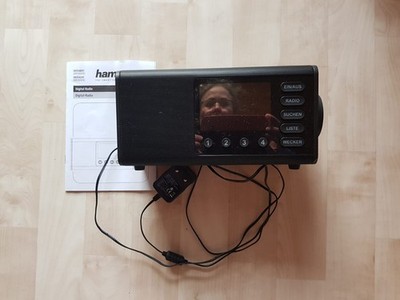 Hama DR1000DE Digitalradio mit Wecker schwarz FM/DAB/DAB+