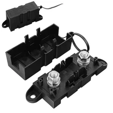 Mega Fuse Holder Pack of 2, AMG MEGA Fuse Holder with Cover, MEGA Car Fuses Hold