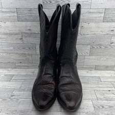 Laredo 2637 Brown Leather Western Cowboy Boots USA Men Size 9 2E
