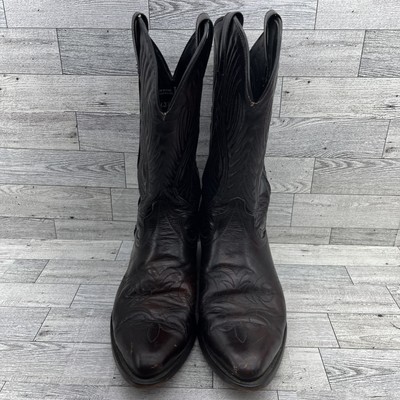 Laredo 2637 Brown Leather Western Cowboy Boots USA Men Size 9 2E