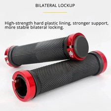 Ergonomic Rubber Bicycle Handlebar MTB Mountain Bike Grips Cycling Lock