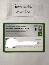 Pokémon Mega Evolution—Phantasmal Flames ENME2BST Digital Booster Pack 2025